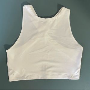 Athleta White Crop Tank Top size XS